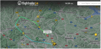 flightradar map